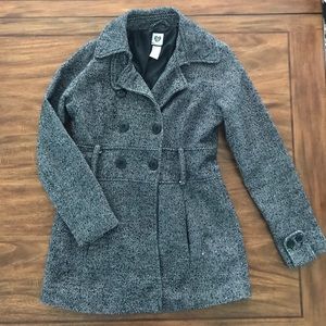 Wool Double Breasted Trench Coat
